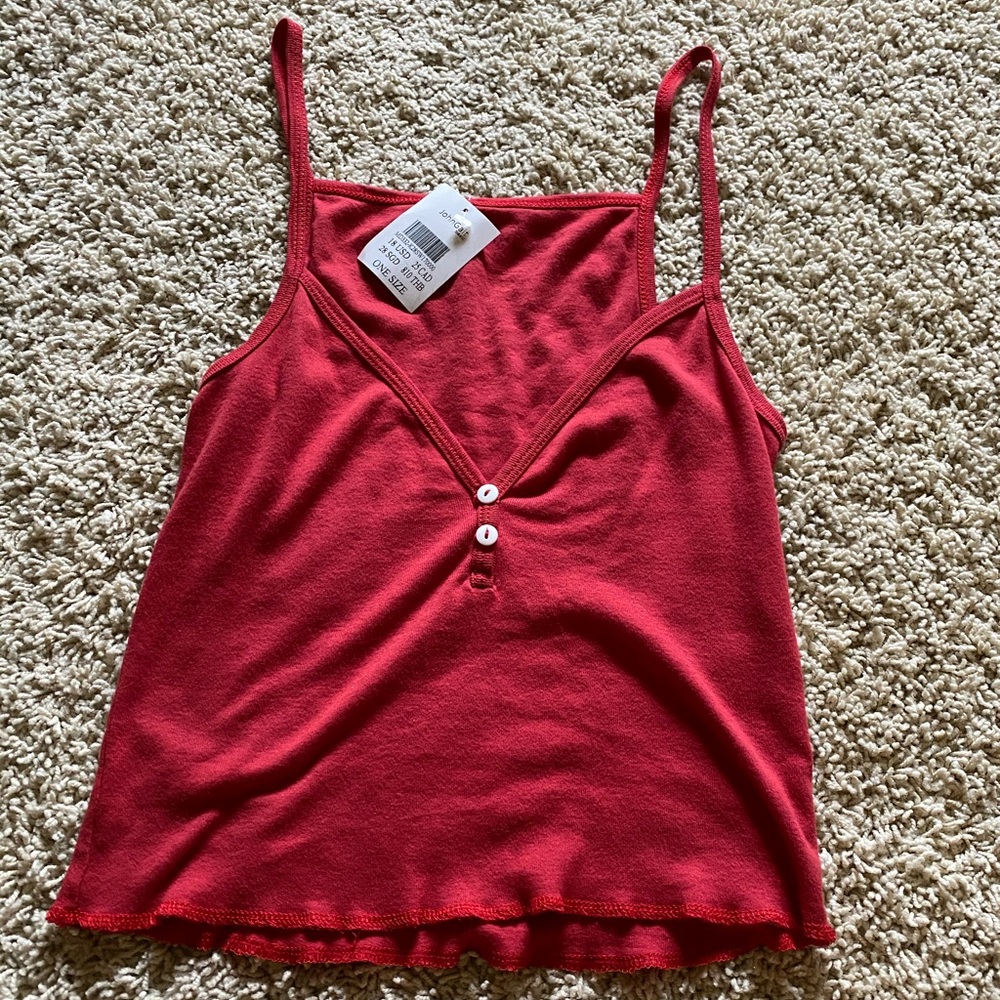 John Galt / Brandy Melville Red Tank Top